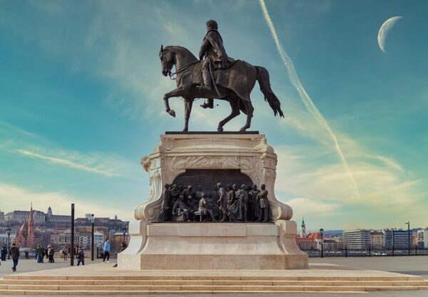Beautiful statue in Budapest