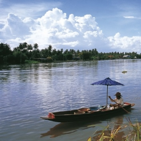 River in Samut Sakhon, Thailand