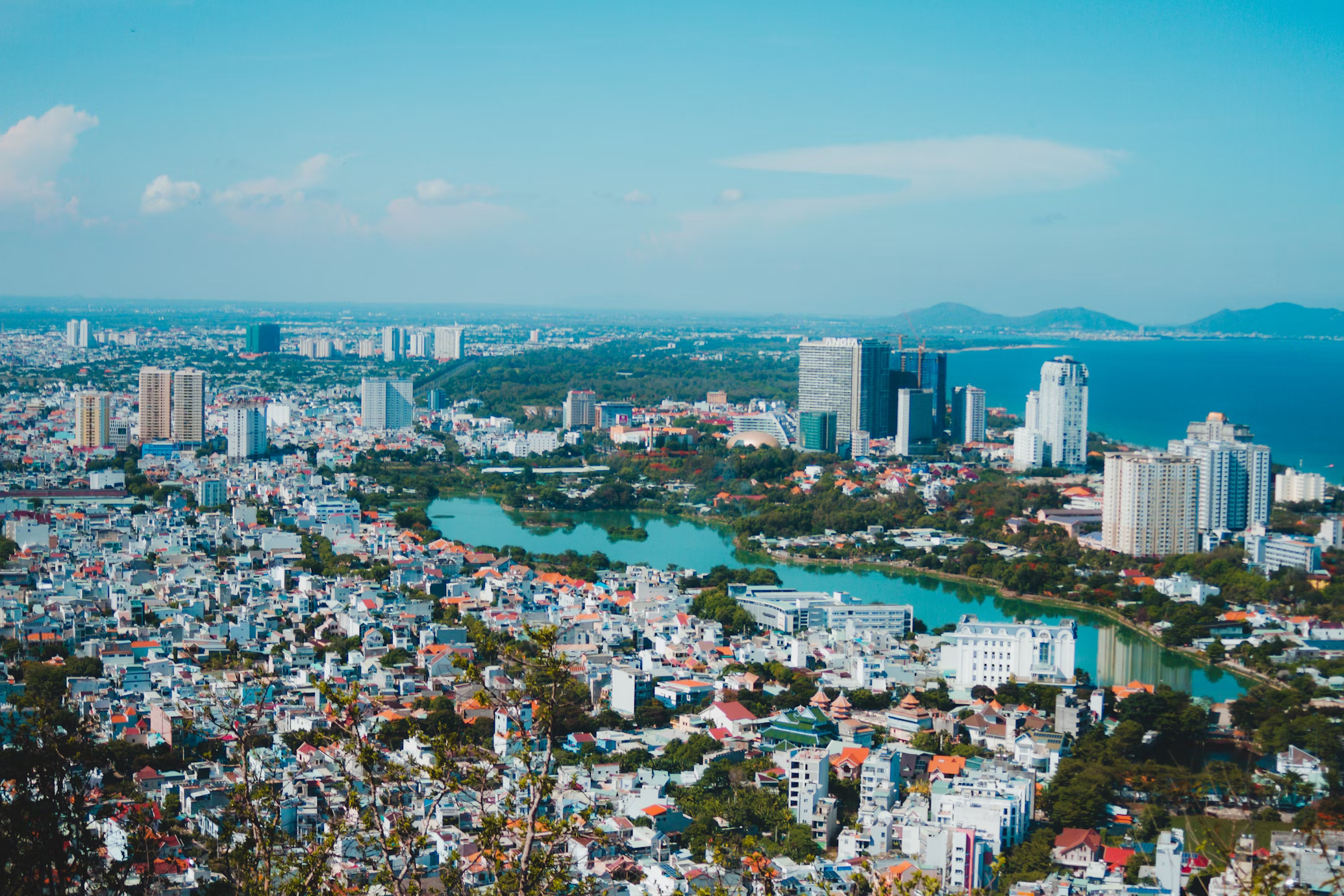 Aerial view of Vũng Tàu, Vietnam