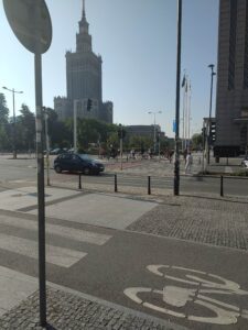 Warsaw in the sunshine