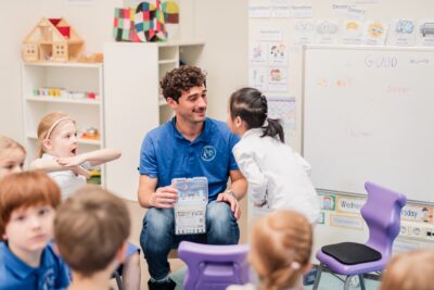 Teachers in a classroom in Europe